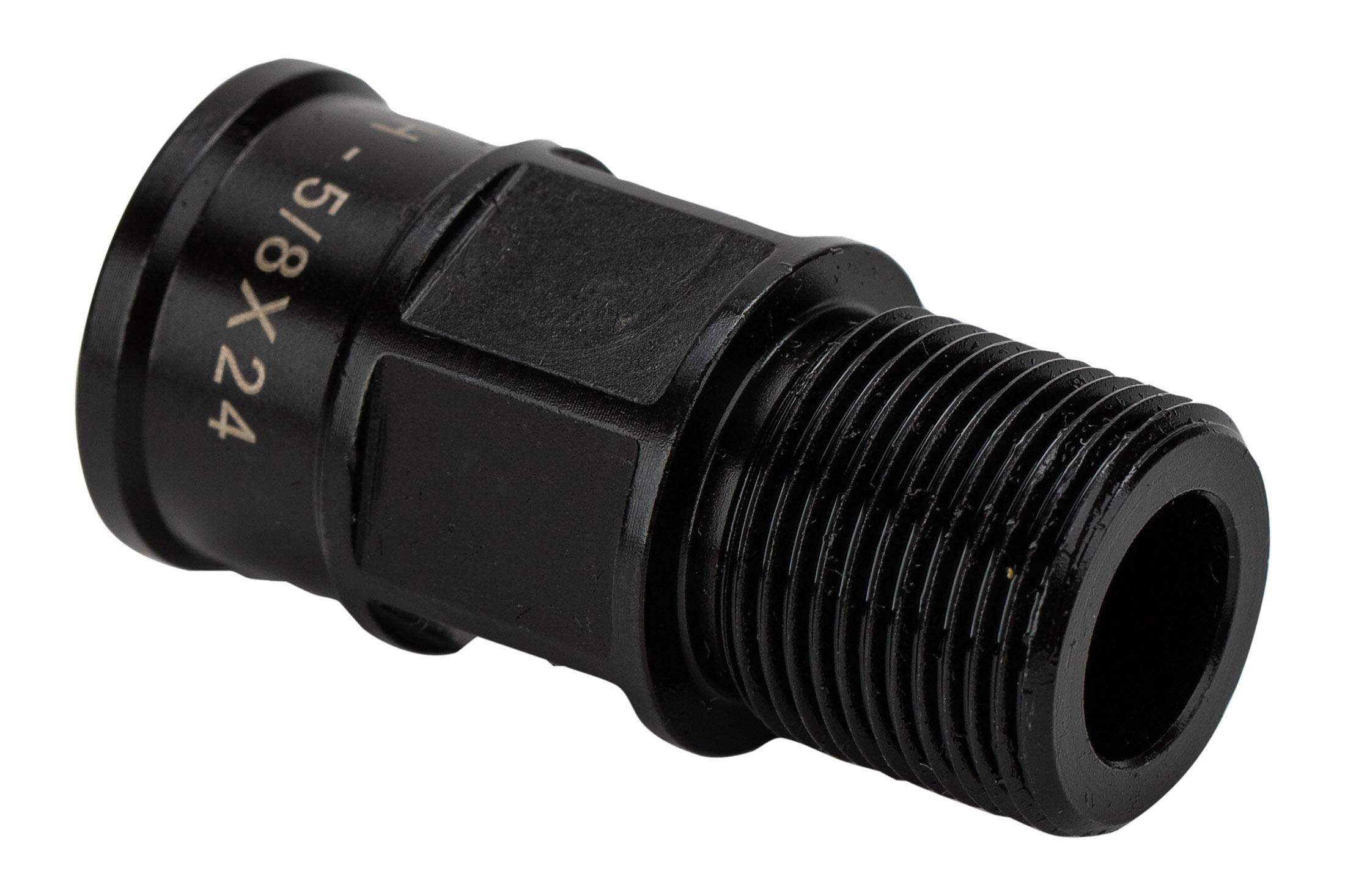 KNS Precision AR-15 - .30 Cal Suppressor Thread Adapter - 1/2x28 to 5/8x24